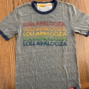 Aviator Nation Lalapalooza ringer tshirt, small